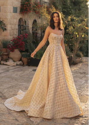 Scoop Neck Lace Open Back Unique Wedding Dress Scoop Neck Lace Open Back Unique Wedding Dress